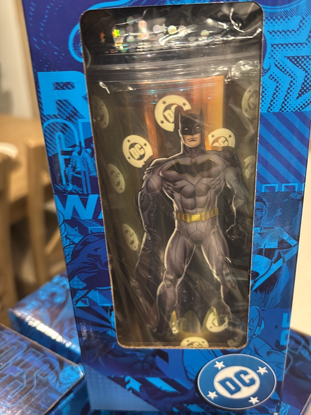 DC Batman Party Favor Cups - Black, Yellow, Blue